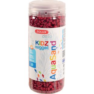 ZOLUX Гравий для аквариума Aquasand красный, 500 мл