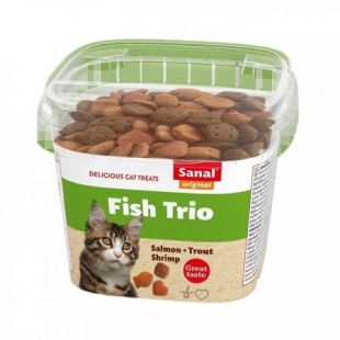 SANAL Fish Trio cup пищевая добавка для кошек 75г