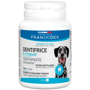 FRANCODEX Зубная паста в таблетках для собак 20 таблеток.