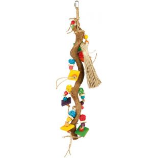 TRIXIE Подвесная игрушка для птиц из натуральной древесины, 56 cм