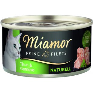 FINNERN MIAMOR Miamor Feine дополнительный корм для собак и кошек с тунцом и овощами 80г