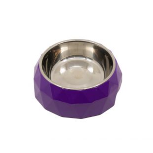 KIKA DIAMOND Миска для домашних животных фиолетовая, размер S