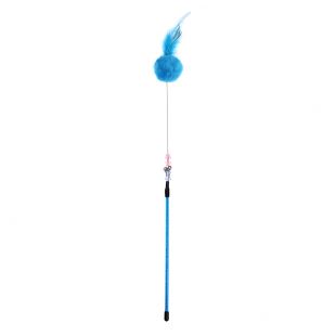 HIPPIE PET Mänguasi kassidele, õng palliga, 49 cm