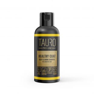 TAURO PRO LINE Healthy Coat, koera- ja kassikarva sügavpuhastav šampoon 50 ml