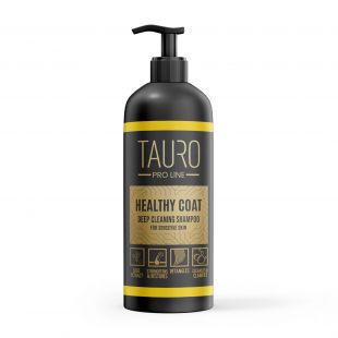 TAURO PRO LINE Healthy Coat, koera- ja kassikarva sügavpuhastav šampoon 1 l