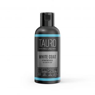 TAURO PRO LINE White Coat, увлажняющая маска для шерсти собак и кошек белого окраса 50 мл
