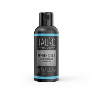 TAURO PRO LINE White Coat, увлажняющий шампунь для белошерстных кошек и собак 50 мл