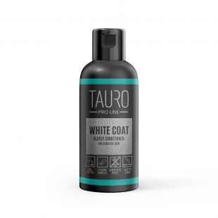 TAURO PRO LINE White Coat Glossy šampoon koertele ja kassidele 50 ml