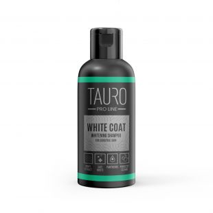 TAURO PRO LINE White Coat, helendav šampoon valgekarvalisele koerale ja kassile 50 ml