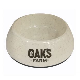 OAK'S FARM Lemmiklooma kauss plastist, kreemjas, suurus S