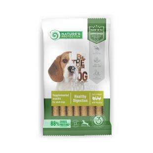 NATURE'S PROTECTION кормовая добавка - лакомства для взрослых собак всех пород, с мясо птицей, 110 g