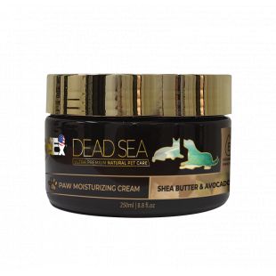 PETEX DEAD SEA Paw Moisturizing Cream SHEA BUTTER & AVOCADO kaitsev võie koerte ja kasside käppadele 250 ml