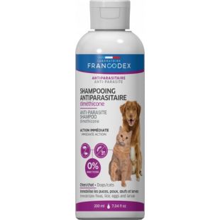FRANCODEX Parasiidivastane šampoon koertele ja kassidele 200 ml