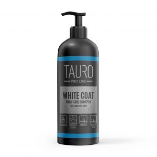 TAURO PRO LINE White Coat, valgekarvalise koera ja kassi igapäeva šampoon 1 l