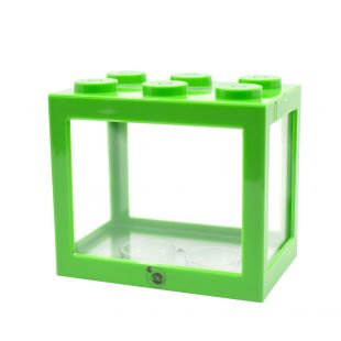 KIKA аквариум в форме колодки 16x10.5x14 см, зеленый