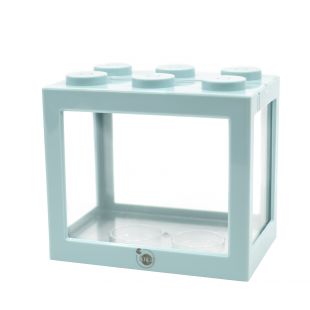 KIKA klotsikujuline akvaarium 16x10.5x14cm, sinine