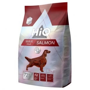 HIQ сухой корм для взрослых собак крупных пород, с лососем 11 кг
