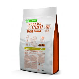 NATURE'S PROTECTION SUPERIOR CARE Tester Red Coat Grain Free Salmon Adult Small Breed sööt punakarvalistele täiskasvanud minitõugude k 10 kg