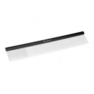 SCHUBERT Zen Aluminium kamm suurus M, must, 18,8 cm