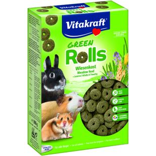 VITAKRAFT GREEN ROLLS пищевая добавка для грызунов 300 г