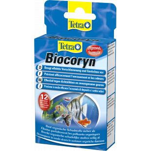TETRA Biocoryn orgaanilist päritolu akvaariumisaaste kõrvaldusvahend 12 kapslit