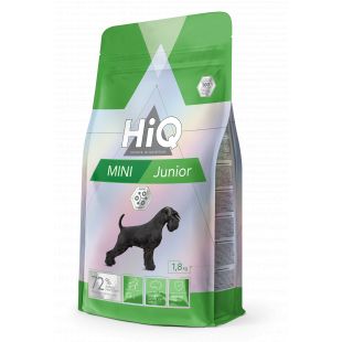 HIQ сухой корм для щенков малых пород, с мясом домашней птицы  1.8 кг