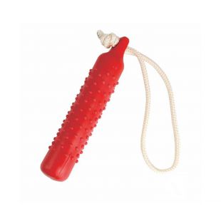 MR. STRONG Плавающая игрушка для собак резиновая, красная, Ø 5x52 cм