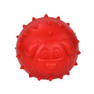 MR. STRONG Плавающая игрушка для собак резиновая, красная, 7,5x7 cм