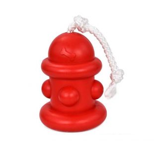 MR. STRONG Плавающая игрушка для собак резиновая, красная, 13x9 cм