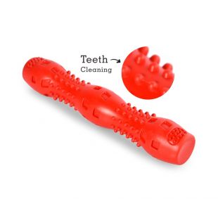 MR. STRONG Плавающая игрушка для собак резиновая, красная, 27х5 cм