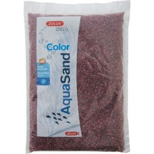 ZOLUX AQUASAND COLOR akvaariumikruus 1 kg, punane