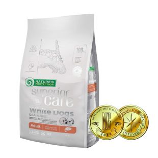 NATURE'S PROTECTION SUPERIOR CARE teraviljavaba kuivtoit täiskasvanud väikestele ja üliväikestele koeratõugudele, lõhega 1,5kg