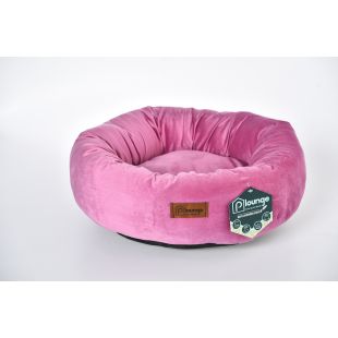 P.LOUNGE Лежак для домашних животных, с ароматом лаванды M:60x60x18 cм, розовый