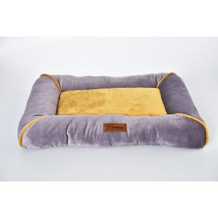 P.LOUNGE Лежак для домашних животных, с ароматом лаванды L:91x60x8 cм, фиолетовый и желтый