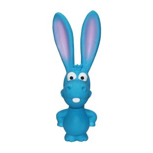 HIPPIE PET Koeramänguasi EESLIKE, lateksist, sinine, 17 cm