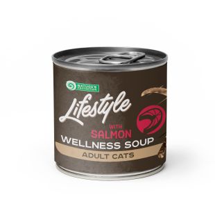 NATURE'S PROTECTION LIFESTYLE Sterilised Salmon суп для кошек с лососем 140 мл