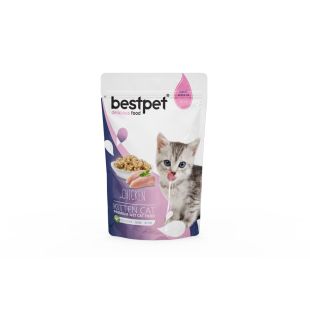 BESTPET консервированный корм для молодых кошек, с курятиной 85 г