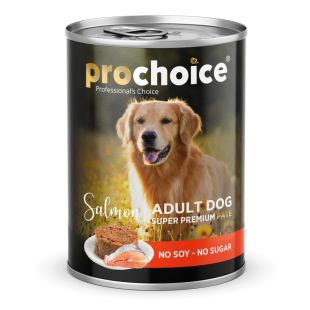 PROCHOICE Konservsööt täiskasvanud koertele lõhe ja riisiga 400 g