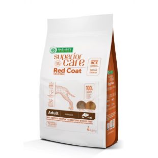 NATURE'S PROTECTION SUPERIOR CARE teraviljavaba kuivtoit punase karvaga kõigi koeratõugude täiskasvanud koertele 4 kg