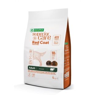 NATURE'S PROTECTION SUPERIOR CARE teraviljavaba kuivtoit punase karvaga kõigi koeratõugude täiskasvanud koertele 4 kg