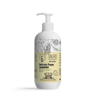 TAURO PRO LINE Pure Nature Delicate Puppy, õrnhooldav šampoon kutsikate karvkattele 400 ml