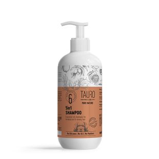 TAURO PRO LINE Pure Nature 5in1, увлажняющий шампунь для собак и кошек 400 ml