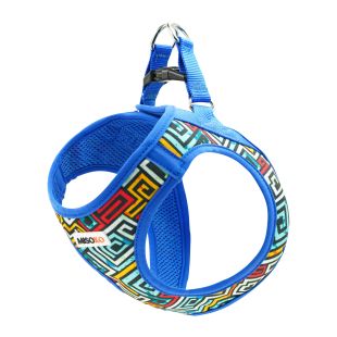 MISOKO шлейки для домашних животных синие-разноцветные, L