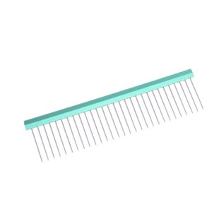 TAURO PRO LINE Ultra light line alumiiniumist käepideme ja roostevabast terasest piidega kamm 19 cm, mündiroheline
