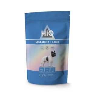 HIQ сухой корм для взрослых собак малых пород, с бараниной  400 г,