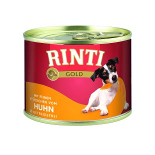 FINNERN RINTI gold konservsööt täiskasvanud koertele kanalihaga 185 g