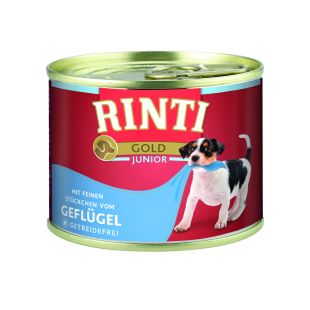 FINNERN RINTI gold консервированный корм для молодых собак, с мясом домашней птицы 185 г