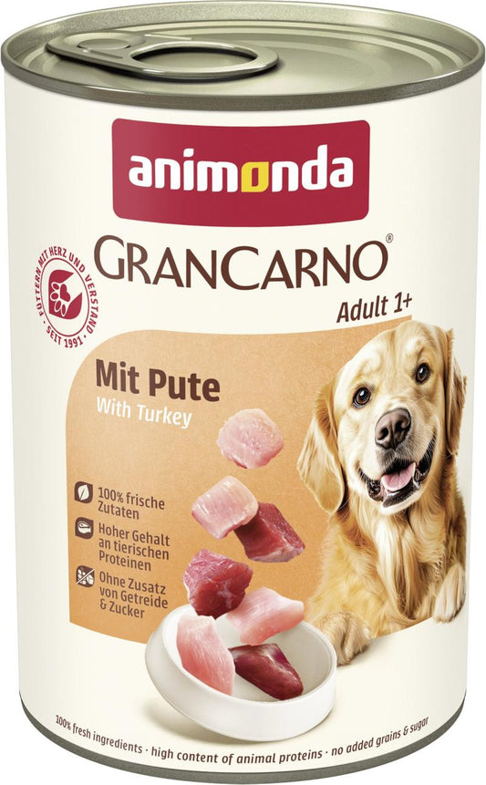Animonda GranCarno Adult, консервированный корм для взрослых собак, с индейкой