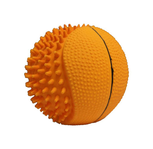 Misoko игрушка для собак, баскетбольный мяч, латекс, oранжевая