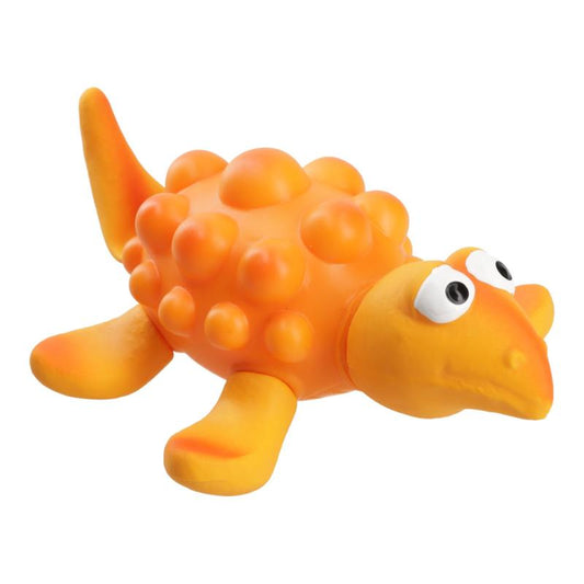 Misoko игрушка для собак, динозавр, виниловая, oранжевая